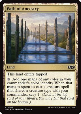 SJ Path of Ancestry - Commander: Tarkir: Dragonstorm (TDC) Commander: Tarkir: Dragonstorm