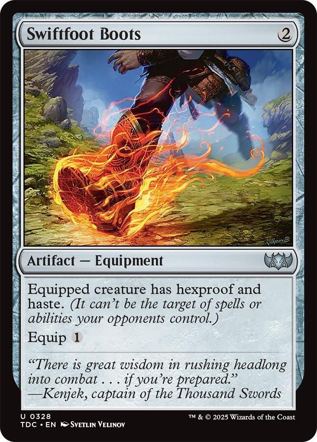 SJ Swiftfoot Boots - Commander: Tarkir: Dragonstorm (TDC) Commander: Tarkir: Dragonstorm