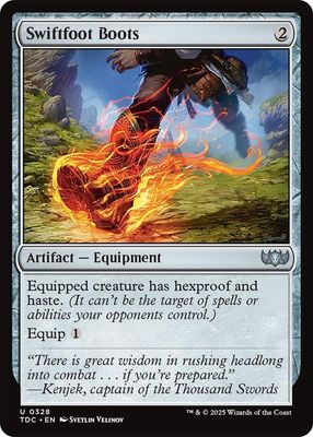 SJ Swiftfoot Boots - Commander: Tarkir: Dragonstorm (TDC) Commander: Tarkir: Dragonstorm