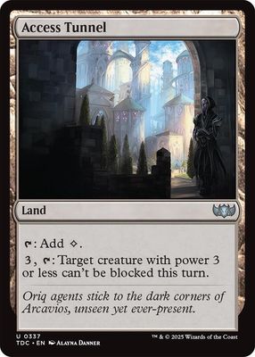 SJ Access Tunnel - Commander: Tarkir: Dragonstorm (TDC) Commander: Tarkir: Dragonstorm