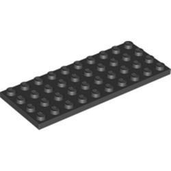 PIEZA LEGO NEGRA PLATE 4X10 SPACE SHUTTLE