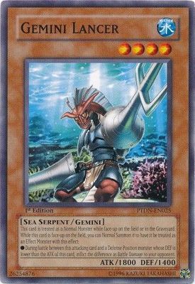 Gemini Lancer - PTDN-EN025 - Common 1st Edition Phantom Darkness [PTDN] Singles