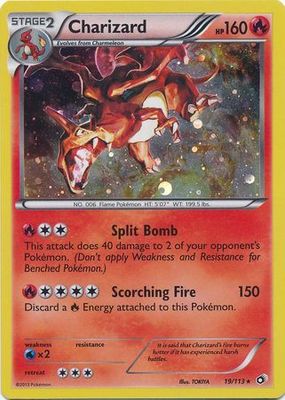 SJ Charizard - 19/113 - Alternate Holo Promo Pokemon Alternate Holo and Alternate Art Promos