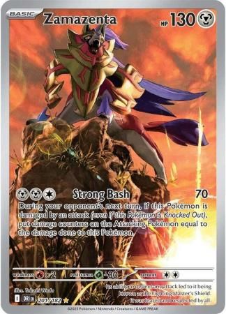 SJ Zamazenta - 201/182 - Illustration Rare Scarlet &amp; Violet: Destined Rivals Singles