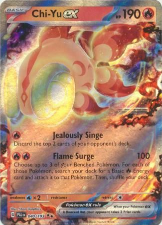SJ Chi-Yu ex - 040/193 - Ultra Rare Scarlet &amp; Violet: Paldea Evolved Singles