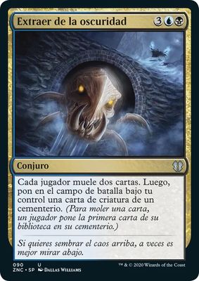 Extract from Darkness 090 Zendikar Rising Commander Singles (Español)