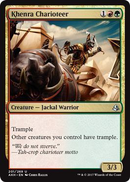 Khenra Charioteer 201/269 Amonkhet Singles