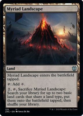 Myriad Landscape 135 Zendikar Rising Commander Singles(Español)