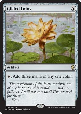 Gilded Lotus 215/269 Dominaria Singles