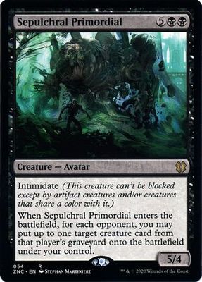 Sepulchral Primordial 054 Zendikar Rising Commander Singles (Español)