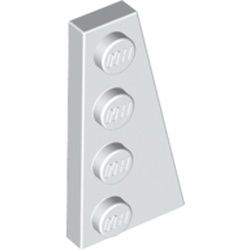 PIEZA LEGO BLANCA RIGHT PLATE 2X4 W/ANGLE SPCAE SHUTTLE