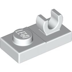 PIEZA LEGO BLANCA PLATE 1X2 W. VERTICAL GRIP SPACE SHUTTLE