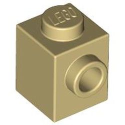 PIEZA LEGO BEIGE BRICK 1X1 W. 1 KNOB SPACE SHUTTLE