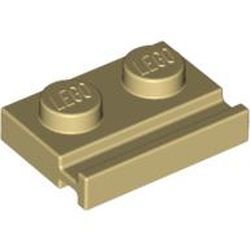 PIEZA LEGO BEIGE PLATE 1X2 WITH SLIDE SPACE SHUTTLE