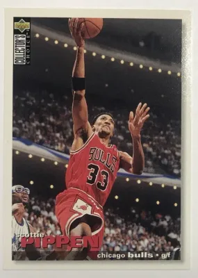 Scottie Pippen  Inserto de baloncesto de la NBA alemana1995-96 Upper Deck International #13-
