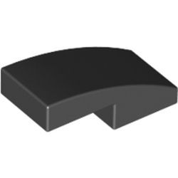 LEGO PIEZA NEGRA PLATE W. BOW 1X2X2/3 SPACE SHUTTLE