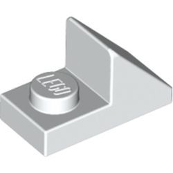 PIEZA LEGO BLANCA ROOF TILE 1X2 45° W 1/3 PLATE SPACE SHUTTLE