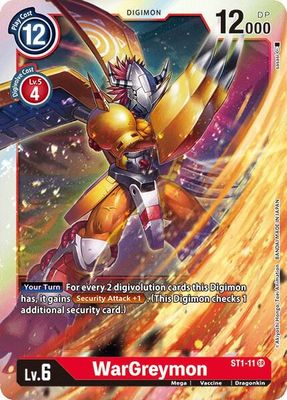 SJ WarGreymon - Starter Deck 01: Gaia Red (ST-1) Starter Deck 01: Gaia Red