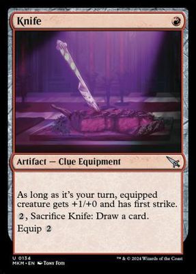 Knife 0134 Murders at Karlov Manor Singles (Español)
