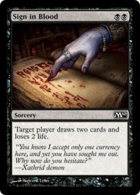 Sign in Blood Magic 2010 (M10) Singles