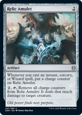 Relic Amulet 247/280 Zendikar Rising Singles (Español)