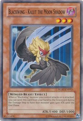 Blackwing - Kalut The Moon Shadow - RGBT-EN012 - Common Unlimited Raging Battles [RGBT] Unlimited Singles