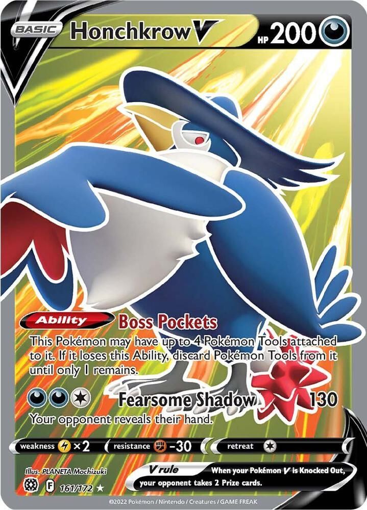 SJ Honchkrow V (Full Art) - SWSH09: Brilliant Stars (SWSH09) SWSH09: Brilliant Stars