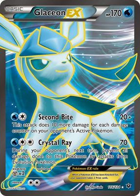SJ Glaceon EX (Full Art) - XY - Fates Collide (FCO) XY - Fates Collide