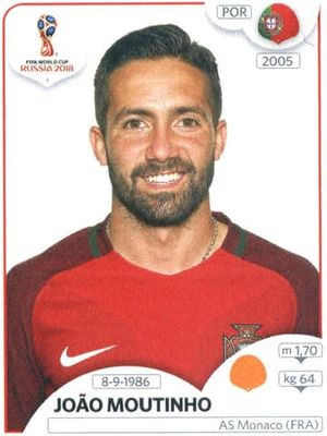 Joao Moutinho  2018 Panini World Cup Stickers Russia #109 Portugal Soccer Sticker