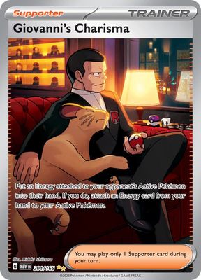 SJ Giovanni&#39;s Charisma - 204/165 - SV: Scarlet &amp; Violet 151 (MEW) SV: Scarlet &amp; Violet 151