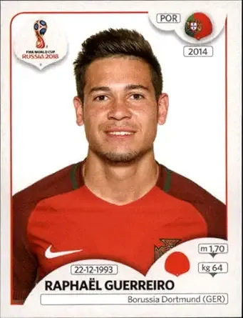 Raphael Guerreiro  2018 Panini World Cup Stickers Russia #108 Portugal