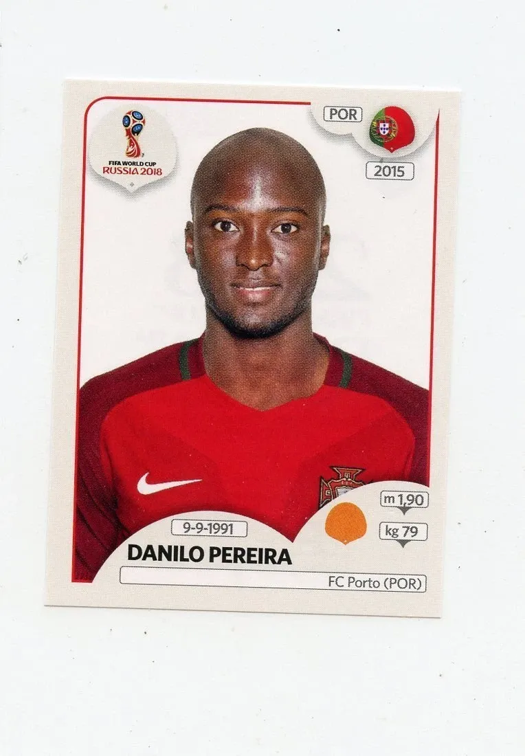 DANILO PEREIRA 2018 PANINI STICKER FIFA WORLD CUP RUSSIA #111