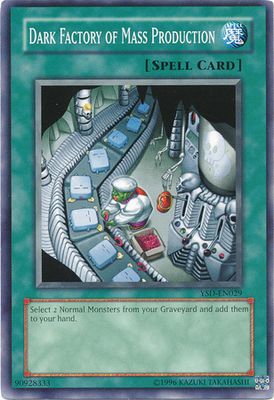 Dark Factory of Mass Production - YSD-EN029 - Common Unlimited Starter Deck: GX (2006) [YSD] Unlimited Singles