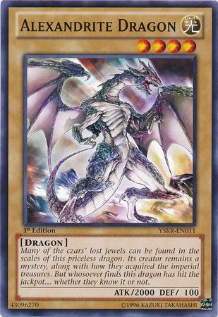 Alexandrite Dragon - YSKR-EN011 - Common 1st Edition Starter Deck: Kaiba Reloaded [YSKR] 1st Edition Singles
