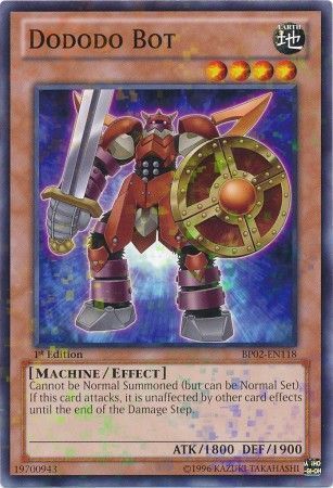 Dododo Bot - BP02-EN118 - Mosaic Rare 1st Edition Battle Pack 2: War of the Giants Mosaic Rare 1st Edition Singles