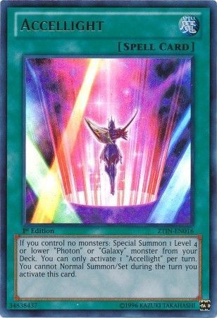 Accellight - ZTIN-EN016 - Ultra Rare Yu-Gi-Oh! Promo Cards