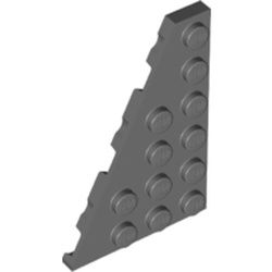 PIEZA LEGO GRIS LEFT PLATE 4X6, DEG. 27 SHUTTLE