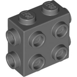PIEZA LEGO GRIS BRICK 1X2X1 2/3, W/ 8 KNOBS SPACE SHUTTLE