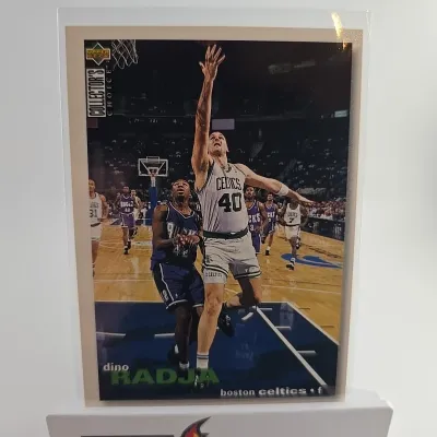 Dino Radja 1995-96 Upper Deck Collector&#39;s Choice - #5  Boston Celtics