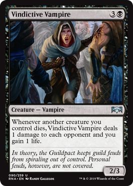 Vindictive Vampire 090/259 Ravnica Allegiance Singles