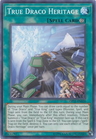 True Draco Heritage - OP11-EN020 - Common OTS Tournament Pack 11 (OP11)