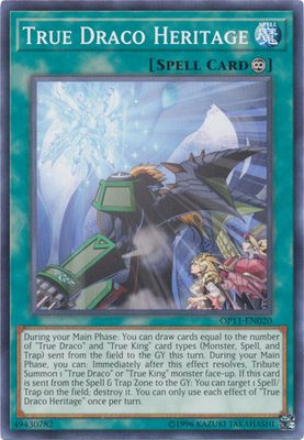 True Draco Heritage - OP11-EN020 - Common OTS Tournament Pack 11 (OP11)