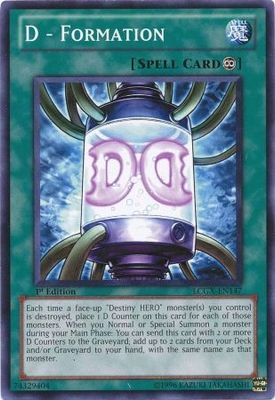 D - Formation - LCGX-EN147 - Common 1st Edition Legendary Collection 2 1st Edition Singles