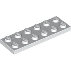 PIEZA LEGO BLANCA PLATE 2X6 SPACE SHUTTLE