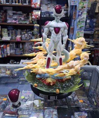 SJ Freezer Figura Frieza Figura Dragon Ball Z Figura Estatua White Hole
