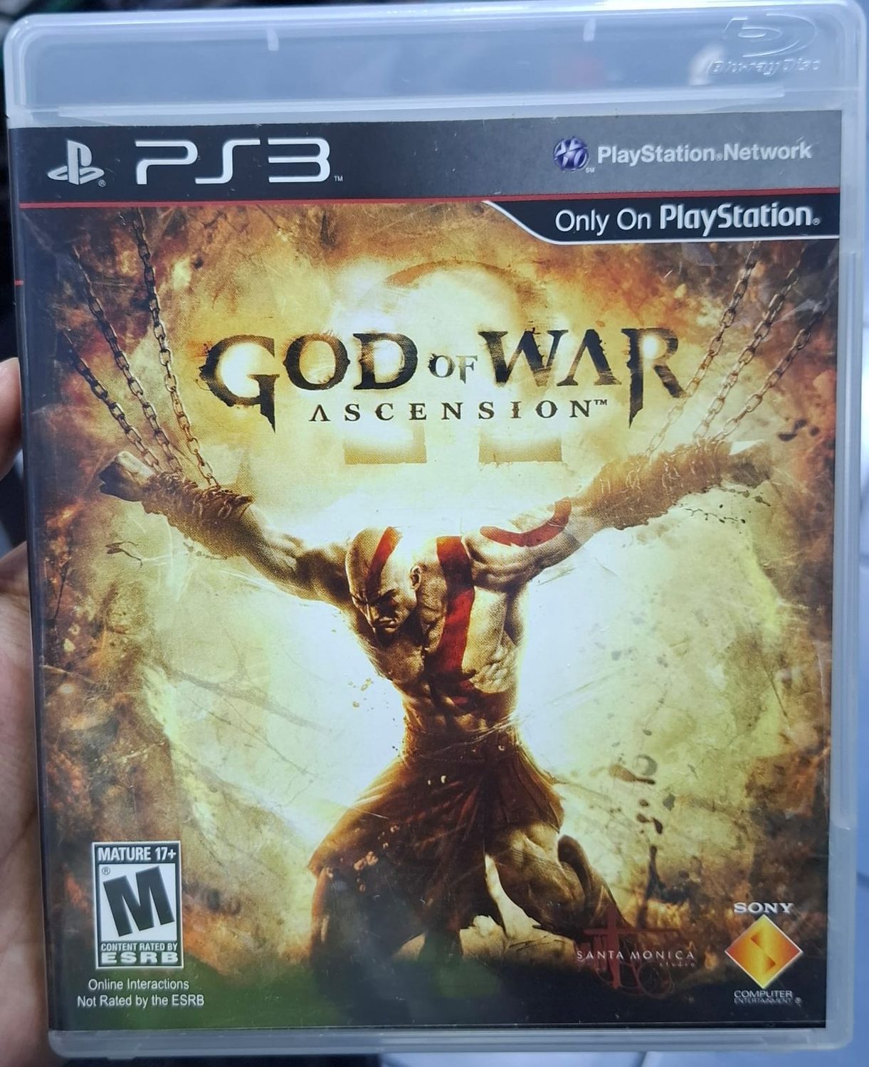 SJ God of War Ascension Playstation 3 Usado Completo