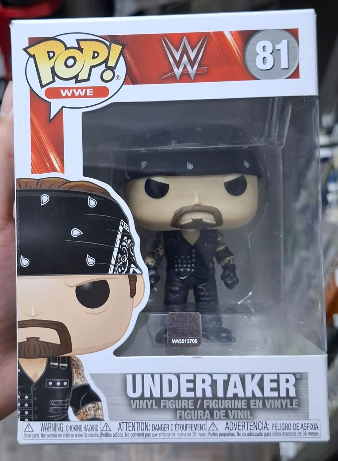 SJ Undertaker Figura Funko Pop Luchador WWE