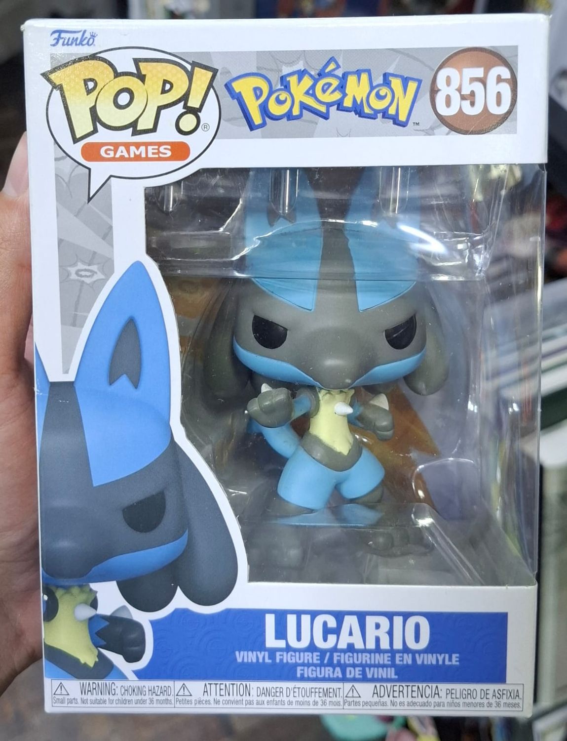 SJ Lucario Figura Funko Pop Pokemon Figura