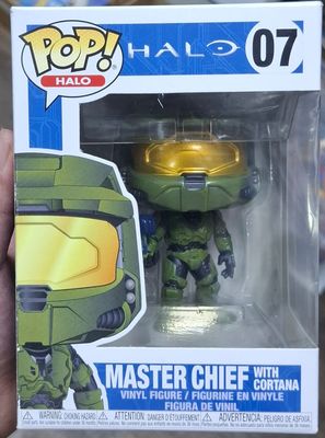 SJ Master Chief Figura With Cortana Funko Pop Halo Figura