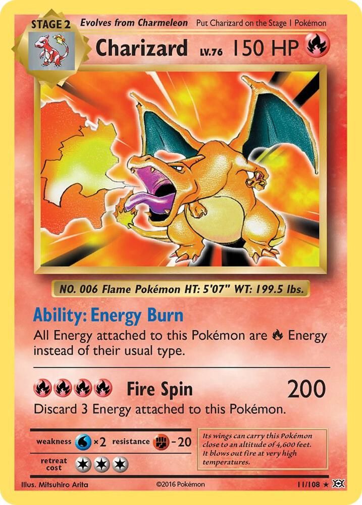 SJ Charizard - XY - Evolutions (EVO) XY - Evolutions